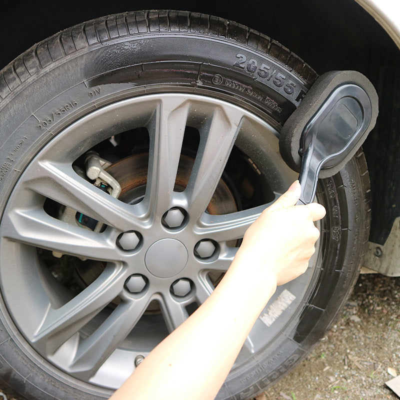 Long Handle Tire Shine Sponge Brush