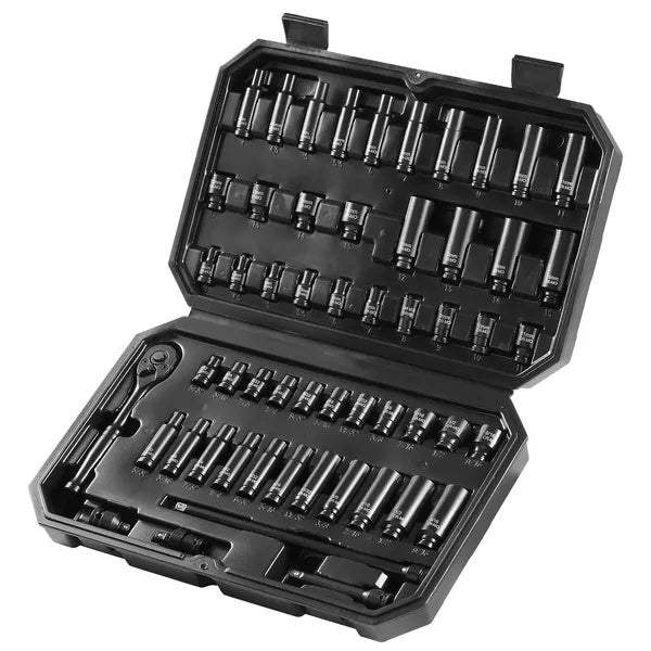 55-Piece Drive Socket & Ratchet Tool Kit