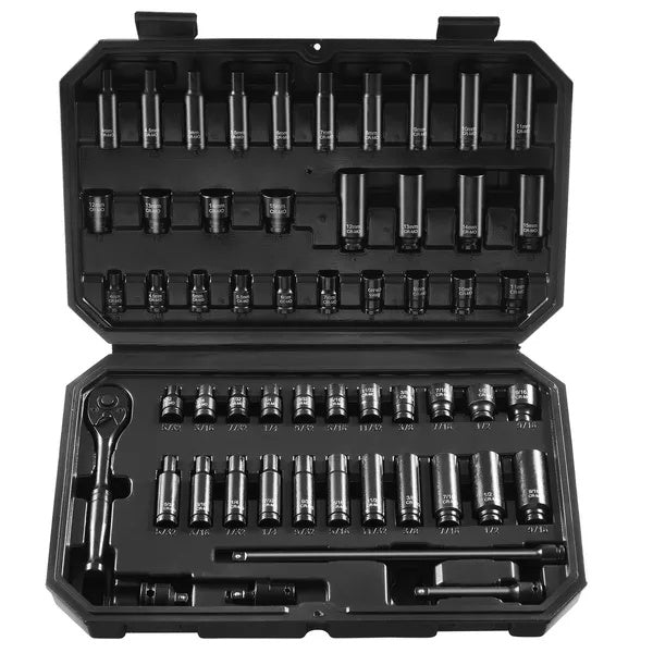 55-Piece Drive Socket & Ratchet Tool Kit